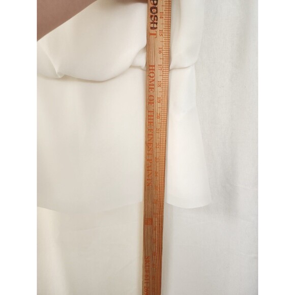 REISS Robin Off-White Draped Sleeveless TopSize US 10 classic Cleangirl EUC - Picture 9 of 11